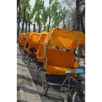 Visit the hutongs in a rickshaw