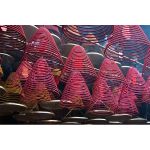 coils of incense at Man Mo Temple