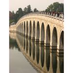 a graceful bridge in the Summer Palace